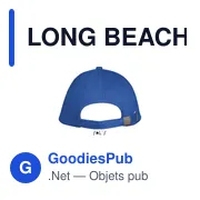 Casquette personnalisable avec logo - LONG BEACH - Miniature 2