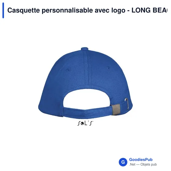 Casquette personnalisable avec logo - LONG BEACH - Image 2