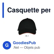 Casquette personnalisable avec logo - LONG BEACH - Miniature 4