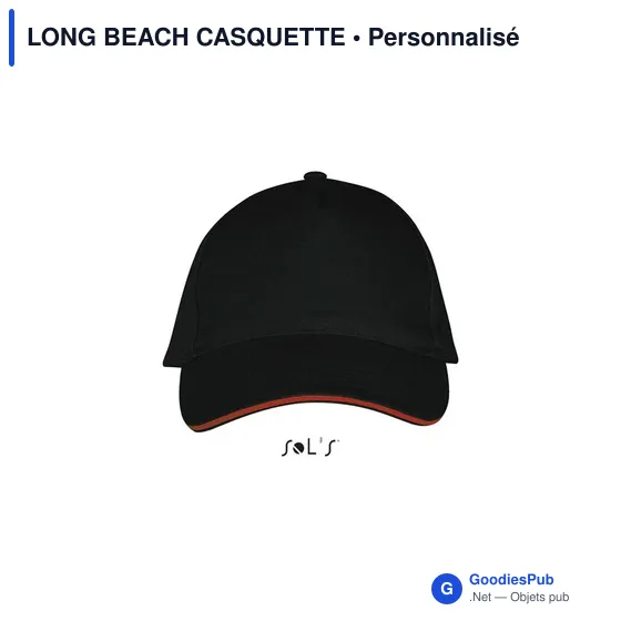Casquette personnalisable avec logo - LONG BEACH - Image 4