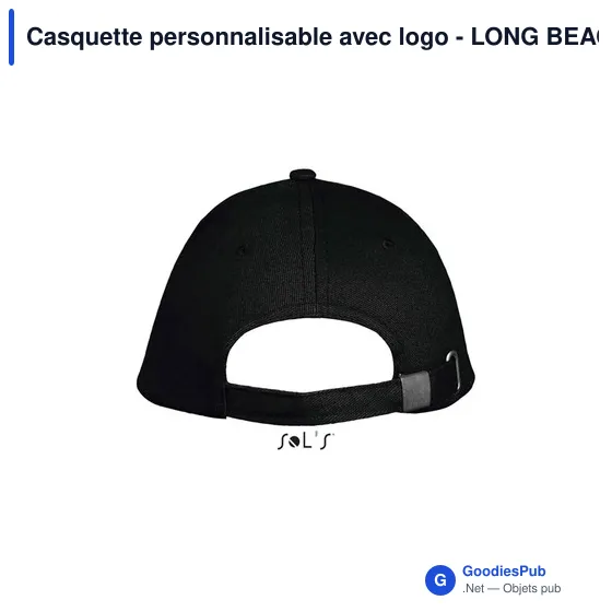 Casquette personnalisable avec logo - LONG BEACH - Image 5