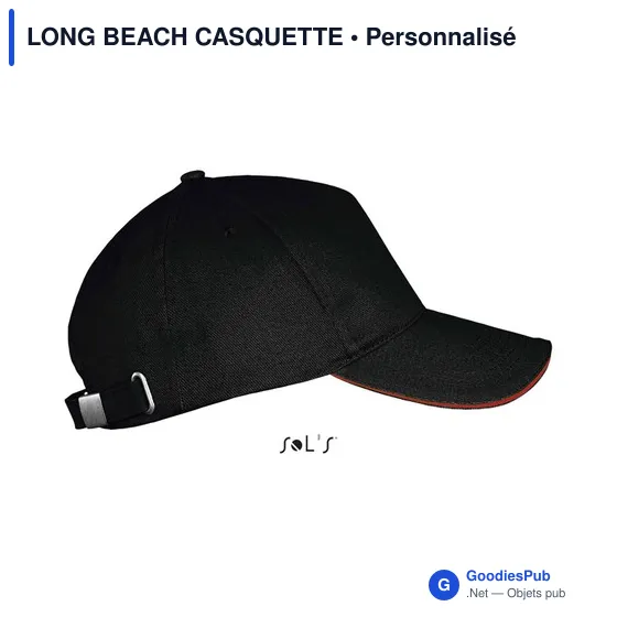 Casquette personnalisable avec logo - LONG BEACH - Image 6