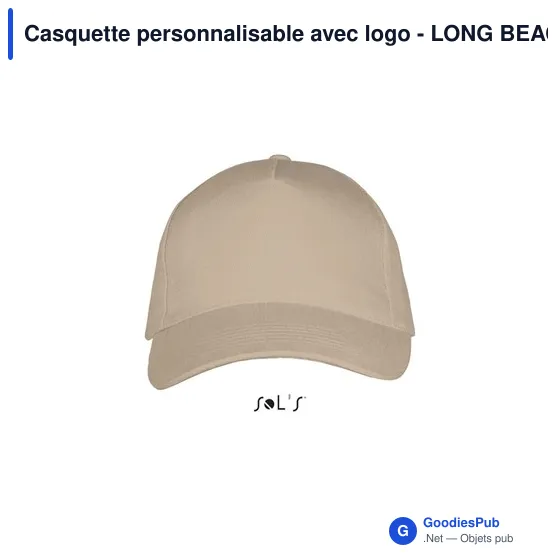Casquette personnalisable avec logo - LONG BEACH - Image 10
