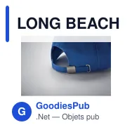 LONG BEACH SINGA Casquette 5 panneaux 260 gr/m - Miniature 11