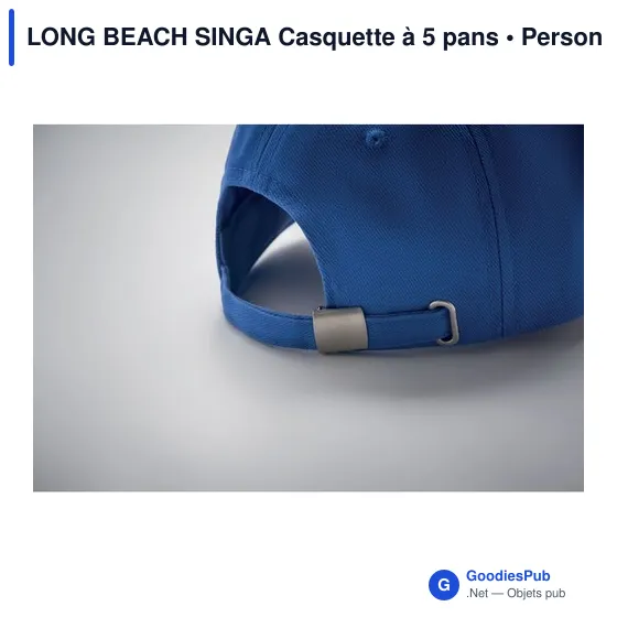 LONG BEACH SINGA Casquette 5 panneaux 260 gr/m - Image 11