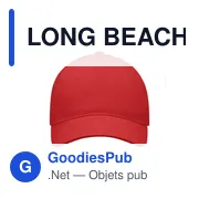 LONG BEACH SINGA Casquette 5 panneaux 260 gr/m - Miniature 3