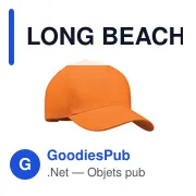 LONG BEACH SINGA Casquette 5 panneaux 260 gr/m - Miniature 5