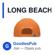 LONG BEACH SINGA Casquette 5 panneaux 260 gr/m - Miniature 6