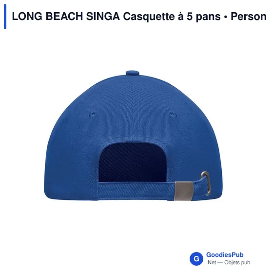 LONG BEACH SINGA Casquette 5 panneaux 260 gr/m - Image 9