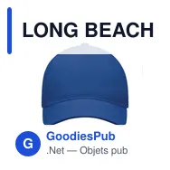 LONG BEACH SINGA Casquette 5 panneaux 260 gr/m - Miniature 10