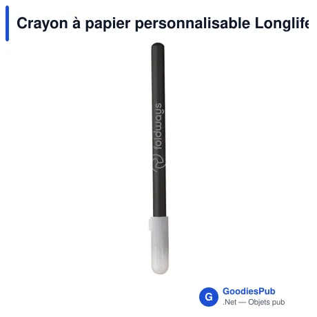 Crayon à papier personnalisable Longlife Pencil avec logo