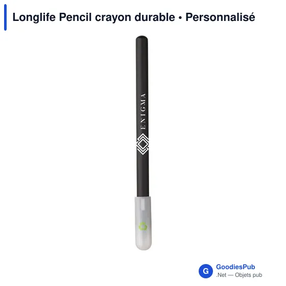 Crayon à papier personnalisable Longlife Pencil avec logo - Image 4