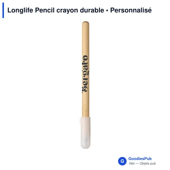 Crayon à papier personnalisable Longlife Pencil avec logo - Image 5