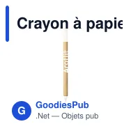 Crayon à papier personnalisable Longlife Pencil avec logo - Miniature 6