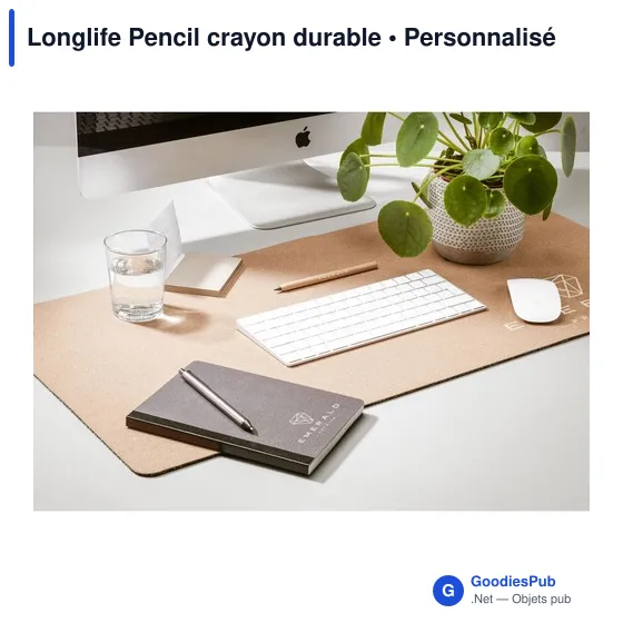 Crayon à papier personnalisable Longlife Pencil avec logo - Image 9
