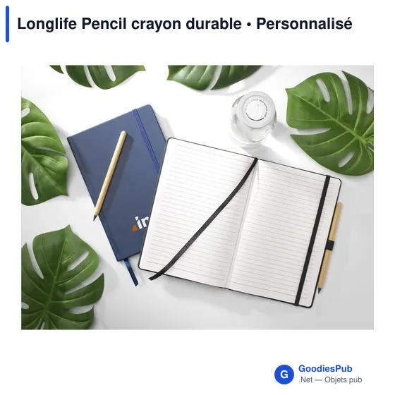 Crayon à papier personnalisable Longlife Pencil avec logo - Image 10