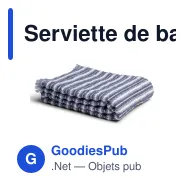 Serviette de bain personnalisable en coton 80 x 160 cm avec logo - Lord Nelson Victory - Miniature 2