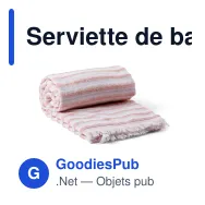 Serviette de bain personnalisable en coton 80 x 160 cm avec logo - Lord Nelson Victory - Miniature 5