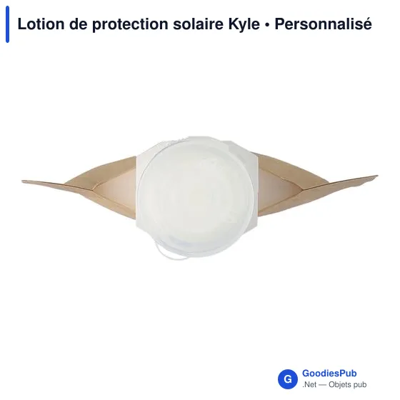 Lotion solaire personnalisable SPF 30 avec logo - Kyle - Image 8