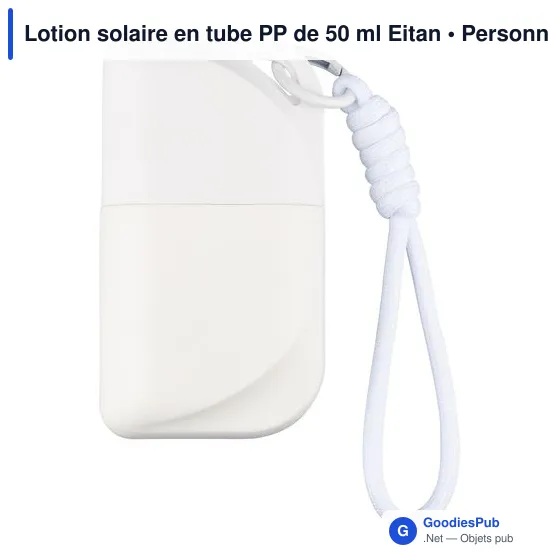 Lotion solaire personnalisable en tube PP de 50 ml Eitan avec logo - Image 2