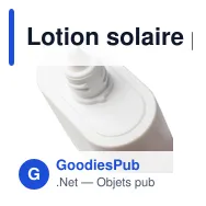 Lotion solaire personnalisable en tube PP de 50 ml Eitan avec logo - Miniature 7