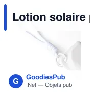 Lotion solaire personnalisable en tube PP de 50 ml Eitan avec logo - Miniature 8