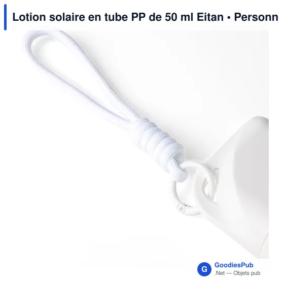 Lotion solaire personnalisable en tube PP de 50 ml Eitan avec logo - Image 8