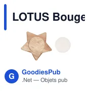 LOTUS Bougeoir étoile avec bougie - Miniature 4