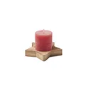 Variante doré - LOTUS Bougeoir étoile avec bougie