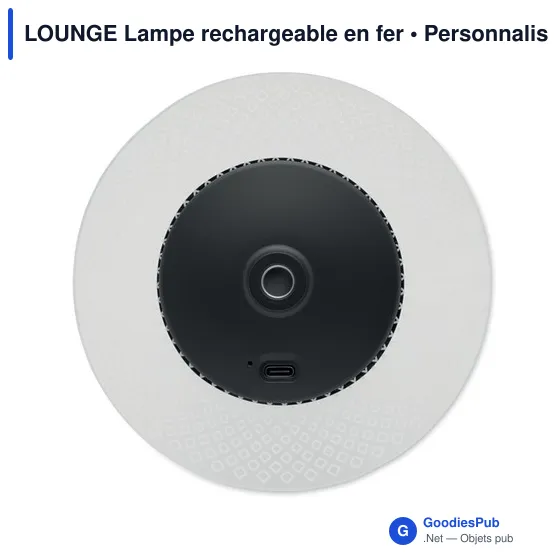 Lampe de table personnalisable LOUNGE avec logo - Image 7