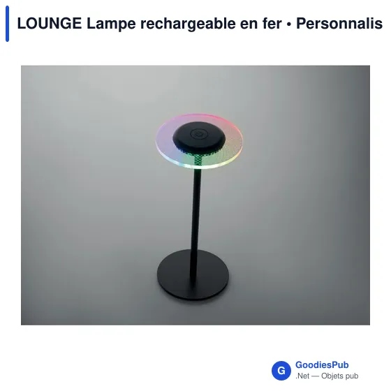 Lampe de table personnalisable LOUNGE avec logo - Image 10