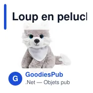 Loup en peluche | Fang - Miniature 3