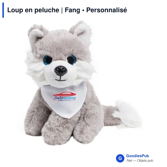 Loup en peluche | Fang - Image 4