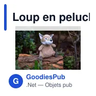 Loup en peluche personnalisable avec logo - Loki - Miniature 6