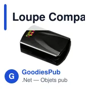 Loupe rétractable personnalisable avec logo - Loupe Compact loupe - Miniature 2