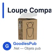 Loupe rétractable personnalisable avec logo - Loupe Compact loupe - Miniature 4