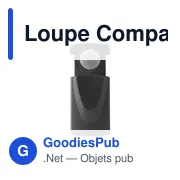 Loupe rétractable personnalisable avec logo - Loupe Compact loupe - Miniature 5