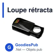 Loupe rétractable personnalisable avec logo - Loupe Compact loupe - Miniature 9