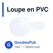 Loupe en PVC personnalisable avec logo - Modèle Brennan - Miniature 1