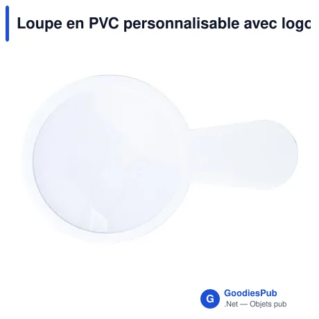 Loupe en PVC personnalisable avec logo - Modèle Brennan