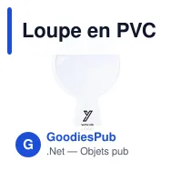 Loupe en PVC personnalisable avec logo - Modèle Brennan - Miniature 4