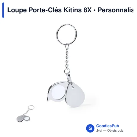 Loupe Porte-Clés Kitins 8X