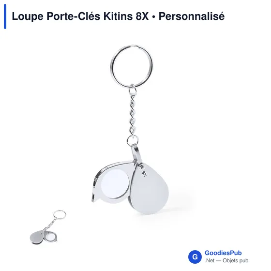 Loupe Porte-Clés Kitins 8X - Image 1