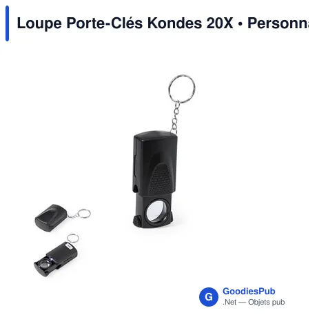 Loupe Porte-Clés Kondes 20X