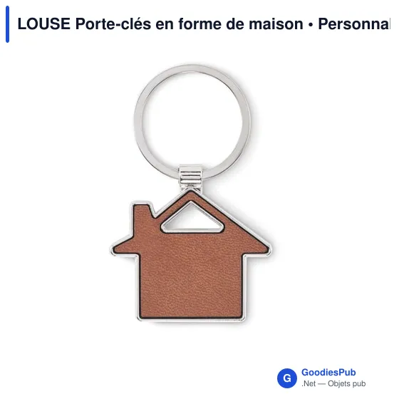 LOUSE Porte-clés en forme de maison - Image 2
