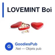 LOVEMINT Boîte coeur avec bonbons - Miniature 2