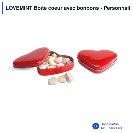 LOVEMINT Boîte coeur avec bonbons - Image 2