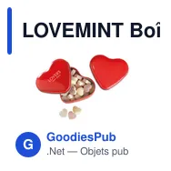 LOVEMINT Boîte coeur avec bonbons - Miniature 3
