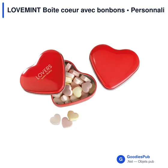 LOVEMINT Boîte coeur avec bonbons - Image 3