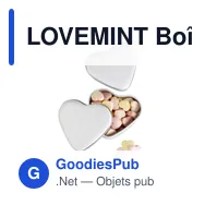 LOVEMINT Boîte coeur avec bonbons - Miniature 5